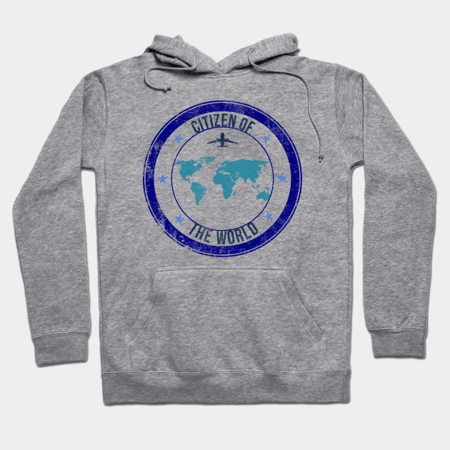 Travel the world stamp Hoodie by Mandz11